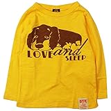 《H28年秋冬物》BOOM TOWNKIDS(ブームタウンキッズ) SLEEPテリアスラブ天竺長袖Tシャツ 110cm /イエロー NO.F-961115