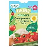 Heinz Dinners Mediterranean Vegetables & Rice 4mth+ (125g) ハインツディナー地中海野菜と米4Mth + （ 125グラム）