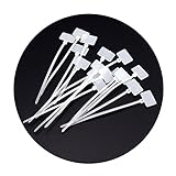 eMyloホワイト3 mm x 4 "マーカータグナイロンケーブルネクタイセルフロック100パック