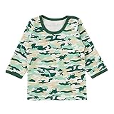 (チャックル) chuckle 恐竜 迷彩 長袖 インナーシャツ グリーン 95cm P3463-95-70