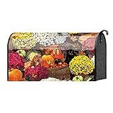 秋花Harvest with Friends 18 X 22 Harvest標準サイズメールボックスカバー