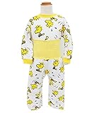PEANUTS SNOOPY ベビー服 長袖 腹巻付きパジャマ ウッドストック 総柄　80cm