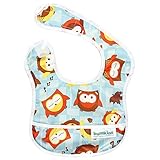 Bumkins Waterproof Starter Bib, 6 to 9 months, Blue Owl by Bumkins [並行輸入品]