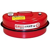 ガレージ・ゼロ ガソリン携行缶 3L GZKK09 [赤・UN規格・消防法適合品]ガソリンタンク亜鉛メッキ鋼板