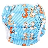 【ノーブランド 品】水泳　おむつ　ベイビー　水着　おむつ　パンツ　トランクス　３色選べる - 02, 3XL