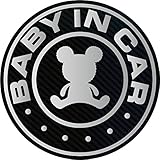 BABY IN CARマグネット（シルバー）