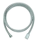 Grohe 28 413 000 79-Inch Non-Metallic Twist Free Hand Shower Hose, StarLight Chrome [並行輸入品]