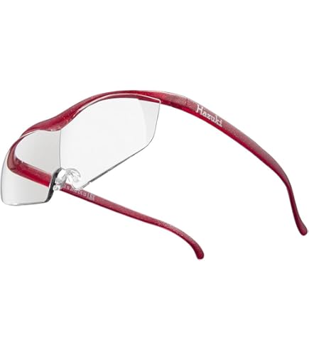 1.32倍 カラーレンズ ラージ 赤 ハズキルーペ Hazuki Amazon.co.jp: Hazuki ハズキルーペ 限定 倍率交換保証付き