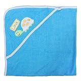 Tadpoles Cotton Embroidered Hooded Towel, Turtle by Tadpoles