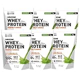 WINZONE（ウィンゾーン）ホエイ プロテイン パーフェクトチョイス 6kg（1kg×6袋） 本格抹茶風味 国内製造 11種ビタミン 4種ミネラル whey protein 100 モンドセレクション最高金賞 国際味覚認証 日本新薬