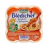 シェフのスパゲッティボロネーズ（12ヶ月）230グラム (Bledina) (x 6) - Bledina Chef Spaghetti Bolognaise (12 months) 230g (Pa