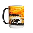 The Mountain 57597009001 Rhinosコーヒーマグ、15 oz、ブラック
