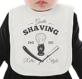 Gentle shaving ネクタイを有する有機ビブ Medium