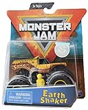Monster Jam 1:64スケール アースシェイカー イエロードライバー付き