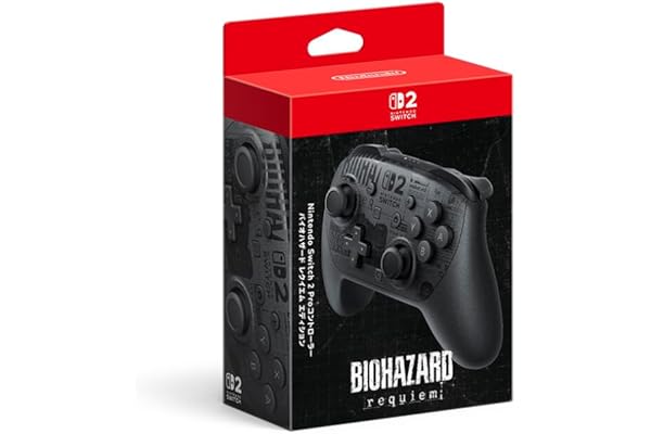 【任天堂純正品】Nintendo Switch 2 Proコントローラー バイオハザード レクイエム エディション