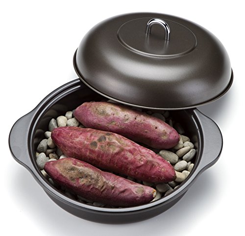 ホーロー石焼きいも器２４ｃｍ 石付 HA-IY24