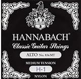 HANNABACH アルトギター E8361MT Black H 1弦