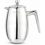 Easyworkz Nando French Press Double Wall Insulated Thermal Coffee Maker,304 Stainless Steel Cafetiere 350 ml