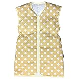 ベビースリーパー 洗える羽毛スリーパー 日本製 選べる7柄 (水玉イエロー)