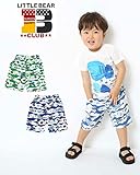 【子供服】 Little Bear Club (リトルベアークラブ) プリペラ魚幾何学５分丈パンツ 80cm～130cm N35164