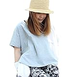 トップス型　Tシャツ型　授乳ケープ （ポンチョ）多機能で 360度安心　現役ママ大絶賛 肌に優しい 素材　3色　mtk202 (グレー)