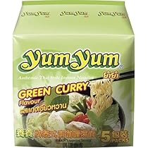 Amazon | YumYum ヤムヤム インスタントヌードル グリーンカレー (70g 