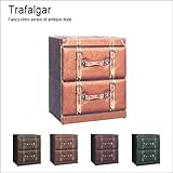 レトロ 2段 収納ボックス 40 Trafalgar トラファルガー ヴィンテージ風 キャビネット 小物入れ 小物収納 コンパクト 収納 便利 アンティーク 幅40 40cm レトロ モダン シンプル かわいい 人気 家具 おしゃれ 選択,