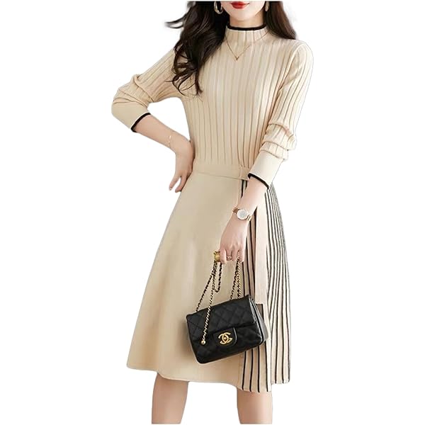 Amazon.co.jp: herlipto ハーリップトゥ Plage Random Rib Knit Dress