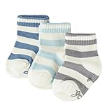 Petunia Pickle Bottom ペチュニア ピックル ボトム / ベビー靴下3足セット（カラー：Boy Stripes） [並行輸入品]