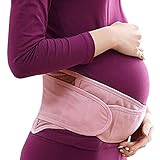 (マーシェル) Marshel 産前 産後 矯正ベルト 腰痛コルセット 骨盤矯正 マタニティ 通気性良好 産前、産後に 簡単 マジックテープ装着 ピンク Lサイズ