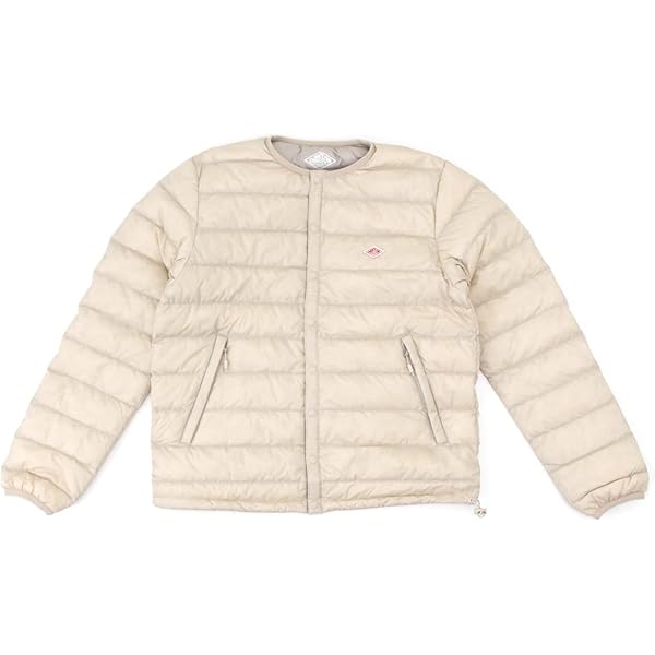 ダントン　インナーダウンジャケット　ホワイトS 新品タグ付き】DANTON インナー ダウン ジャケット S オイスター