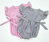 ベビー赤ちゃん　新生児連体服 カバーオール 70- 80 -90 -100cm（各サイズ一枚ずつ）　　グレー 【4点】