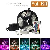 SJP Light? 16.4ft 5M Non-waterproof Flexible Strip 300leds Color Changing RGB SMD3528 LED Light Stri