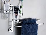 バスルームフル銅回転タオルカップホルダー活動マルチポールタオルカップラック (サイズ さいず : 280mm*350mm)