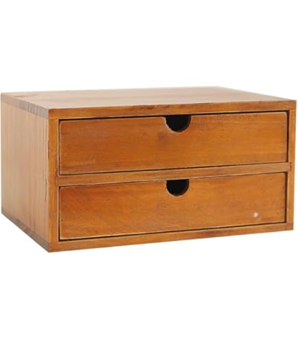 キャビネット　蛇腹シャッター　木製　ウッド　引き出し　二段収納　飾り箱　小物入れ 収納キャビネット 扉付き ミニ卓上キャビネット 木製 事務用品