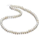 1 strand Natural White Cultured Freshwater Pearl Loose Beads 6-7mm for Jewelry Craft Making 14.5 Inch FP4-67