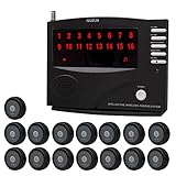 ワイヤレス チャイム コードレスチャイム 業務用 16ch 送信機 16個 黒_92078-1-2