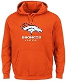Denver Broncosフットボール大人用2 xラージフード付きパーカースウェットシャツ
