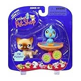 Littlest Pet Shop Pet Pairs > Blue Bird & Cat (#317 & #318) Action Figure 2-Pack [並行輸入品]