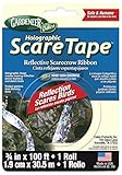 Gardeneer By Dalen Holographic Scare Tape Reflective Scarecrow Ribbon 3/4" x 100' (1 Roll) [並行輸入品]