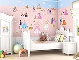 i-love-wandtattoo was-10226壁ステッカーKids "プリンセス"ステッカー壁デカールガールズ XX-Large WAS-10226-2