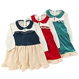 Lily ivory(リリー アイボリー) ワンピース (80～130cm) キムラタンの子供服 (71138x71438-163) ブルー 80