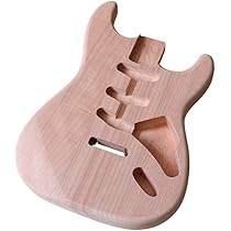 Amazon | Fender Stratocaster用 未塗装マホガニーギターボディ