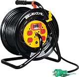 [1645137]日動　電工ドラム　マジックリール　１００Ｖ　アース過負荷漏電しゃ断器付　３０ｍ ZEK34
