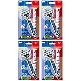 【まとめ買い】貝印 KAI ベスティーEX(besty EX) 首振り 6本入 男性用 使い捨てカミソリ×4個