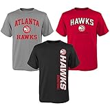 NBA Youth Boys 8 – 20 Hawks 3piece Teeセット レッド