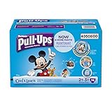 Huggies Pull-Ups Training Pants with Cool and Learn for Boys, Size 2T-3T, 74 Count by Pull-Ups