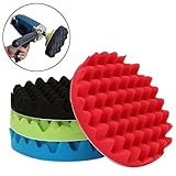 4pcs 8インチ200 mmスポンジバフパッド研磨パッドキットfor Car Polisher