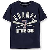 カーターズ（Carter's)　男の子用紺CHAMPS 7 HITTERS CLUB Tシャツ (6years(114-122cm)) [並行輸入品]