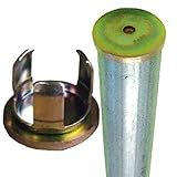 【120個入】 単管打込み用ヘッド 管打兄弟 J-303 48.6用 単管のヘッドにつけてハンマーで打つためのキャップ スッキリ綺麗な見栄え J販 代不